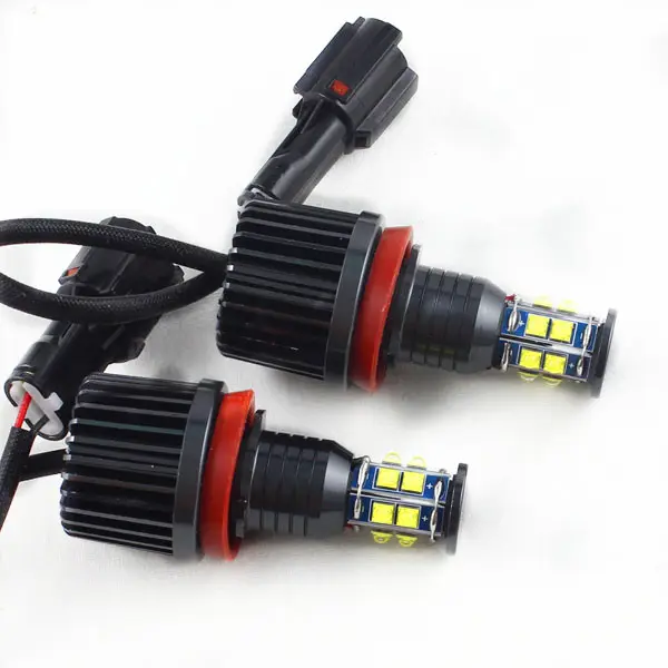 H8 120W 6 Mặt Led Marker Angel Eyes Halo Nhẫn Cho BMW E87 E82 E92 E93 E70 E71 E60 E61 E90 E63 H8 Đèn Led Marker Đèn Pha