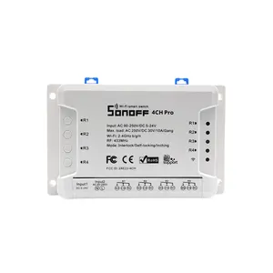 SONOFF — interrupteur électrique intelligent 4CH Pro R3, 433 MHZ, télécommande Wifi, multi-canal, 4 voies pour Modules d'automatisation, maison connectée