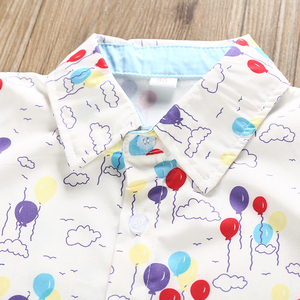 Set di Abbigliamento Estivo per Neonato Personalizzato con Motivi Cartoon, Maglietta a Maniche Corte e <span class=keywords><strong>Pantaloncini</strong></span>, 2 Pezzi - Product Image 2