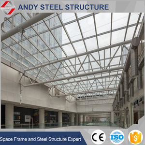 Palmo grande estructura de acero galvanizado y recubierto de polvo de acero techo del <span class=keywords><strong>edificio</strong></span> para el mercado - Product Image 3