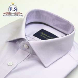 Màu Hồng Chấm Cao Cấp Tùy Chỉnh Cutaway Cổ Áo Mens Ăn Mặc Áo Sơ Mi - Product Image 4