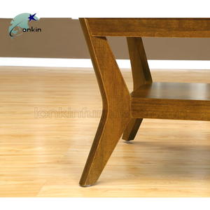 Design moderno di lusso lobby tavolino bianco tavolino da tè <span class=keywords><strong>in</strong></span> legno con piano <span class=keywords><strong>in</strong></span> <span class=keywords><strong>vetro</strong></span> <span class=keywords><strong>tavolo</strong></span> centrale per hall - Product Image 4