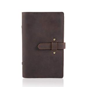 Portafoglio da viaggio in vera pelle con cerniera fatto a mano con cerniera tascabile ricaricabile a 6 fori 2022 ultimo regalo Vintage multifunzione - Product Image 2