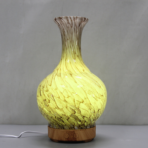 Hidly แจกันแก้วหอมระเหย100มล.,เครื่องพ่นไอน้ำน้ำมันหอมระเหยพร้อมไฟ LED หลากสีเครื่องทำความชื้นละอองน้ำเย็นราคาโรงงานสำหรับรีสอร์ท - Product Image 6