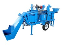 Brique à verrouillage manuel, bloc moulant la terre compressée, simple, M7MI, simple, vente en gros