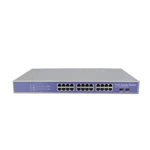 用于海康威视的 24 端口 poe 交换机 dahua cctv poe ip 摄像机