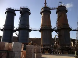 Calcined Limestone Shaft Kiln China Suppliers Calcined Bauxite Limestone Active Lime Vertical Shaft Lime Kiln With 100-500tpd