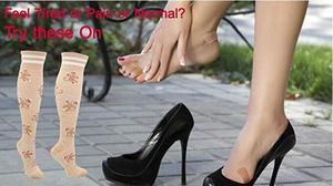 <span class=keywords><strong>Calze</strong></span> a compressione promozionali in Nylon colorato <span class=keywords><strong>fantasia</strong></span> 20-30mmhg da donna - Product Image 6