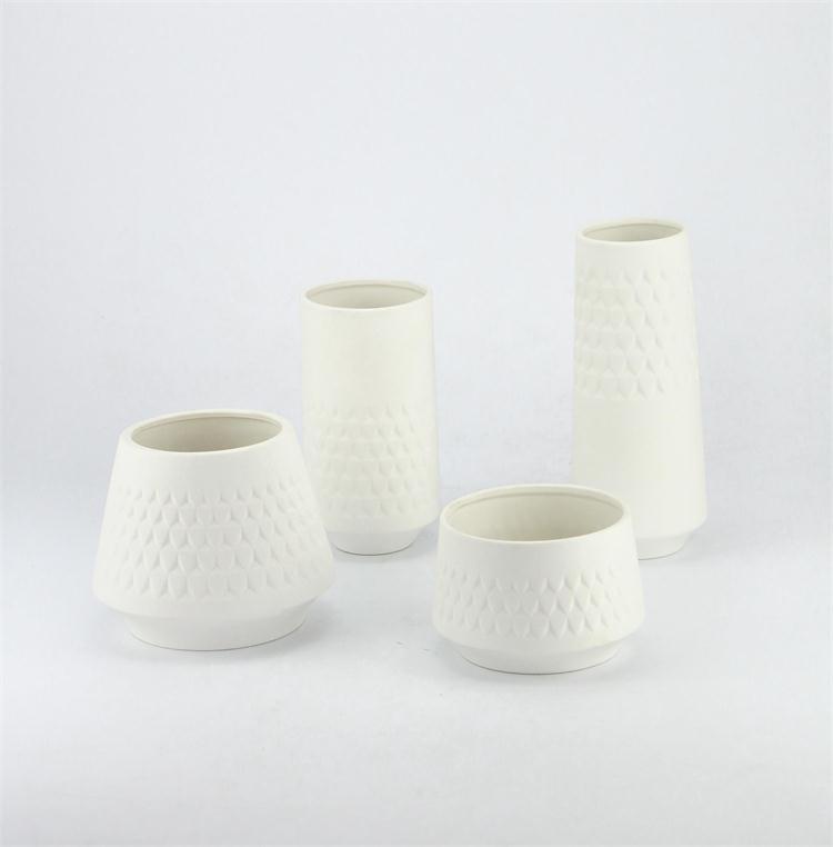 Hibou Motif Courbe Argile Différents Types Table Maîtresse Vases, Balcon Pot De Fleur