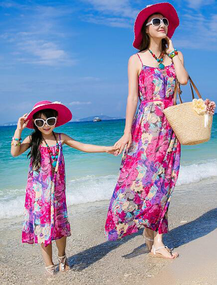 2017 New Style Summer Mother and Child Dress - High Fashion
