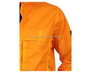 210D High Visible Fluorescent Apparel Fabric in Orange