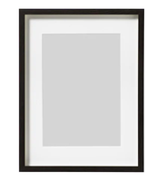 Cadre photo en bois moderne sur mesure, écologique et durable, prêt à accrocher