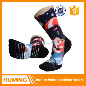 Australie santa claus 3D impression crew de course chaussettes - Product Image 1