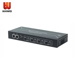 U525k 4k h.265 h.264 4 canais hdmi audio1080 encoder com wan e porta lan