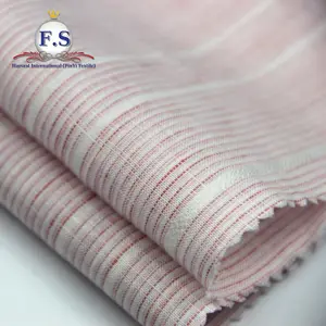 Dobby sọc 100 vải lanh với chiều rộng rộng