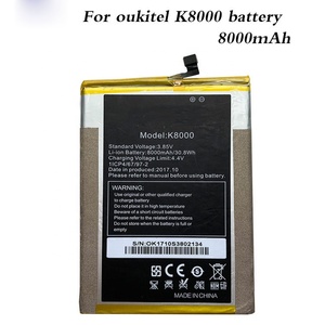 แบตเตอรี่โทรศัพท์มือถือสำหรับ OUKITEL K7 K6000 K5000 K8000 <span class=keywords><strong>K10000</strong></span> แบตเตอรี่ 10000mAh ใช้งานได้นาน - Product Image 4