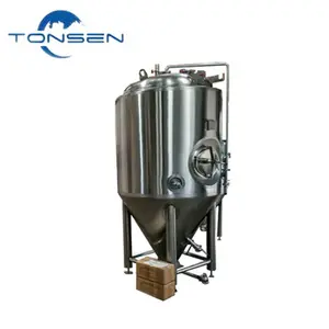 Hot Sale 50l 100l Homebrew Micro Brouwerij Bier Pub Conische Dubbele Mantel Bier Fermenter Fermentatie Tank Aangepast Volume