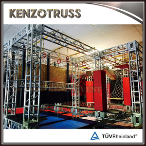 Parcours d'obstacles intérieur pour enfants guerrier ninja avec structure en aluminium - Product Image 5