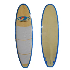Bambu epoksi sups SUP paddle sörf tahtası kürek sörf sup sörf tahtası kürek sörf tahtası