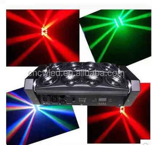 Della discoteca del dj del partito della decorazione 8x10w RGBW 4in1 led spider fascio di luce in movimento - Product Image 3