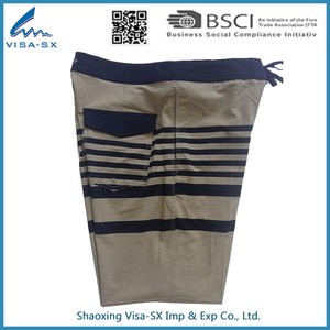 La calidad fina ropa de playa 100% poliéster tejido sublimado tabla corta de los hombres - Product Image 3