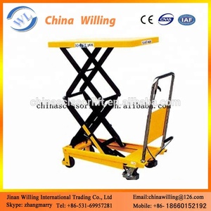 Petite table élévatrice à ciseaux hydraulique électrique, chariot à main hydraulique - Product Image 2