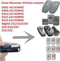 Télécommande universelle pour porte de garage 433 MHz, duplicateur face à face