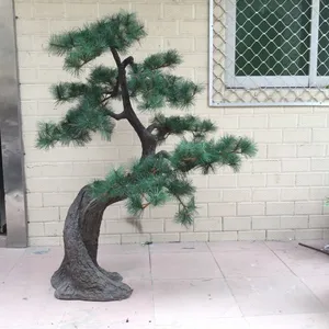 在中国制造热卖逼真的日本人造松树盆景树出售