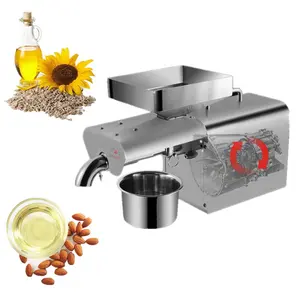 Maison mini presse à huile machine d'extraction d'huile d'olive graine de tournesol soja expulseur prix de la machine