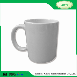 Zibo Xinyu Taza de cerámica blanca llana para la promoción - Product Image 1