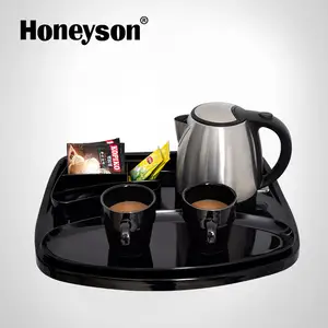 Honeyson new hotel steel electric unique tea kettle set for sale