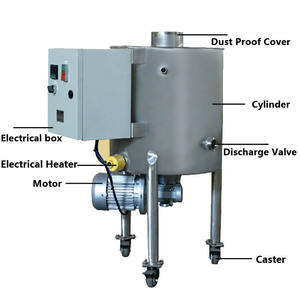 Polisseuse à chocolat C1334, en acier inoxydable, petite Machine à trempé - Product Image 2