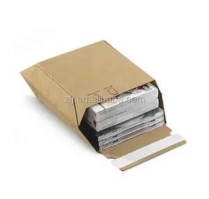 Rigidpack corrugated carton envelope