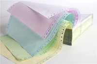 Rollos de papel sin carbón, paquete de papel de 2 partes, para fabricantes, color NCR