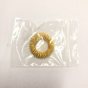 Kleurrijke Rvs Roller Acupunctuur Ring Vinger Acupointer Massager Sujok Acupressuur Massage Ringen - Product Image 5