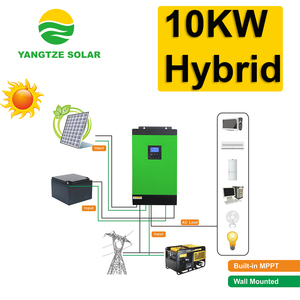 Sulla griglia e off <span class=keywords><strong>grid</strong></span> multi funzione di 10 kw sistema solare ibrido con la batteria - Product Image 3