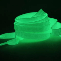 Lacets lumineux fluorescents ronds en nylon personnalisés pour baskets et chaussures de sport – Vente en gros