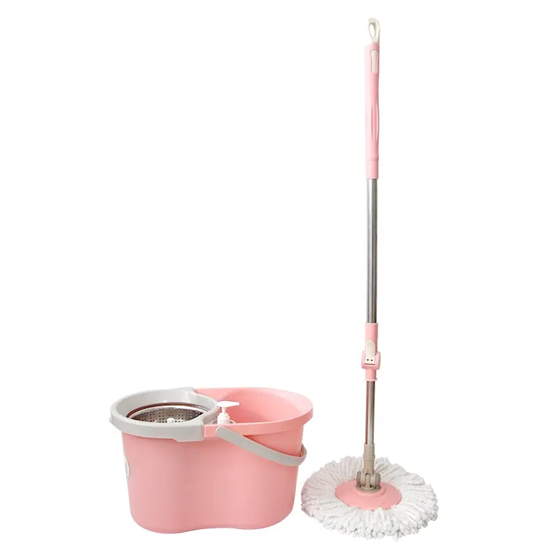 Professional Water Absorbing Swift Microfiber Mop With Cleaning Bucket