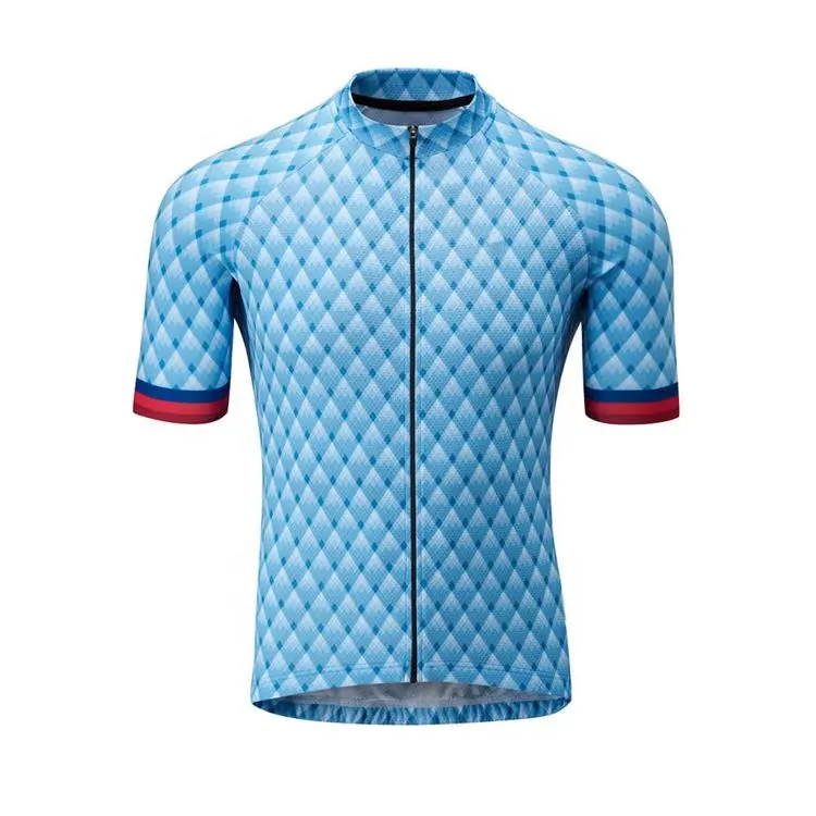 Geometric Pattern Cycling Jersey Bicycle Clothing Bike Wear Maillot Ciclismo Hombre Verano Bike Jersey