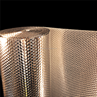 Rouleau de film métallisé MPET, isolation thermique réfléchissante, emballage à bulles aluminisé pour toiture et emballage antichoc