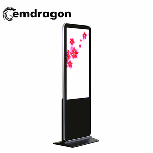 HD55F 55 quiosco de información de la señalización de Digitaces del soporte del piso de la pantalla táctil del OEM LCD - Product Image 4