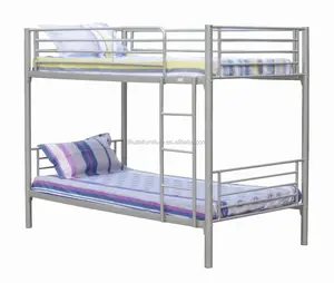两张单人双层床金属双层床卧室家具
