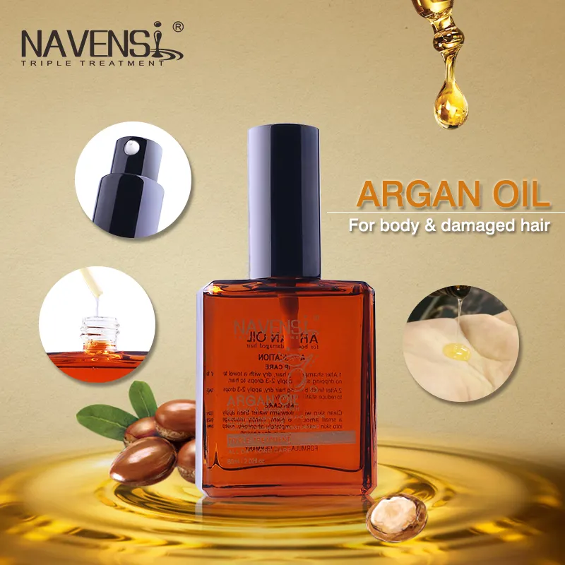 Марка частного производителя NAVENSI кератин низкий минимальный заказ без сульфата аргановое масло для профессионального масла для волос для салона или дома
