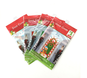 LDPE Tùy Chỉnh Adornos Navidad Cửa Áp Phích Trang Trí Quà Tặng Giáng Sinh - Product Image 1