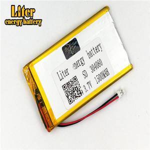 Plug <span class=keywords><strong>2</strong></span>,0-<span class=keywords><strong>2</strong></span> p 304080 ultra-thin polymer lithium battery 1500 mAh outdoor lighting <span class=keywords><strong>3</strong></span>,7 V Medical equipment with NTC - Product Image 3