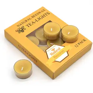 Beeswax teelicht kerzen