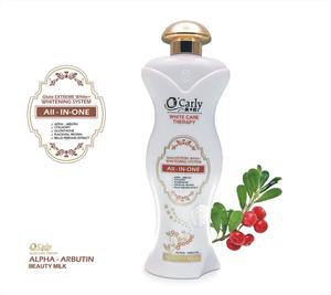 OEM beyaz bakımı tedavisi Arbutin güzellik süt losyonu nemlendirici içerir Glutathio C vitamini organik gül yağı beyazlatma vücut kremi - Product Image 6
