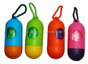 Rellenado de encargo bolsa de caca de perro perro bolsa de residuos dispensador de plástico barato - Product Image 1