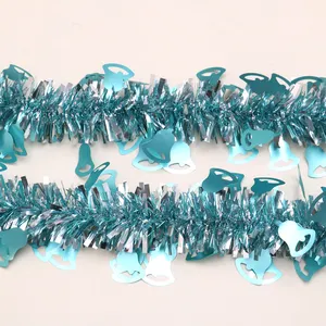 Hot Sales High quality Christmas Tinsel Garland for Christmas decoration ornaments crafts