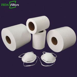 N99 N95 Filter wajah medis sejuk 100% Polipropilena kain tenun tidak ditiup EN14683 penggunaan Rumah Sakit - Product Image 2